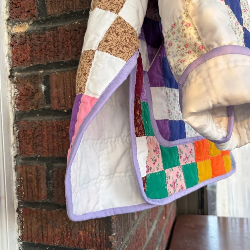 Spring Patchwork Quilted Jacket - Picture 4 of 5